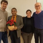 Ein Wiedersehen in Hamburg: Dr. Jan, Dr. Sujit, Dr. Sylvie, Prof. Henningsen